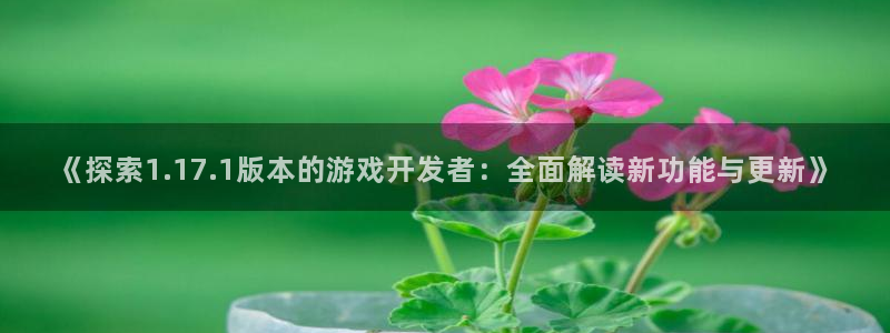 沐鸣科技和沐瞳科技哪个好：《探索1.17