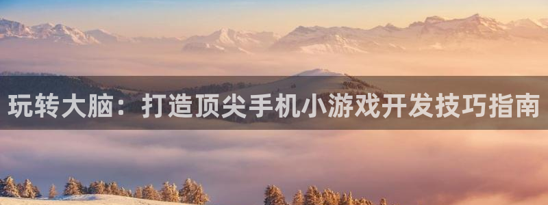 沐鸣娱乐平台登录不上：玩转大脑：打造顶尖