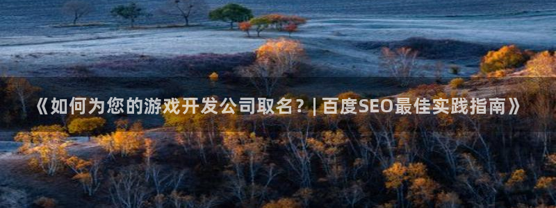沐鸣平台总代理电话号码：《如何为您的游戏