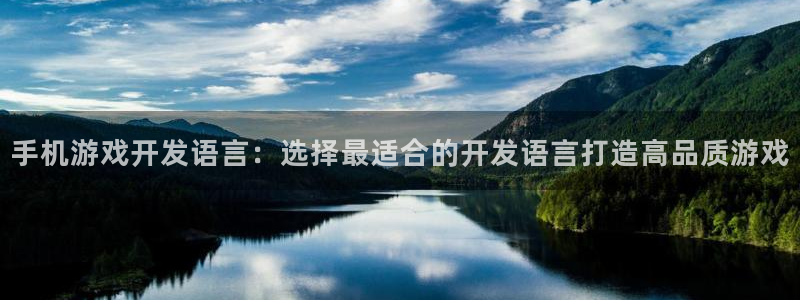 沐鸣娱乐1：手机游戏开发语言：选择最适合