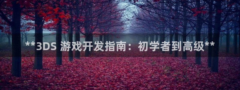 沐鸣官网登录：**3DS 游戏开发指南：