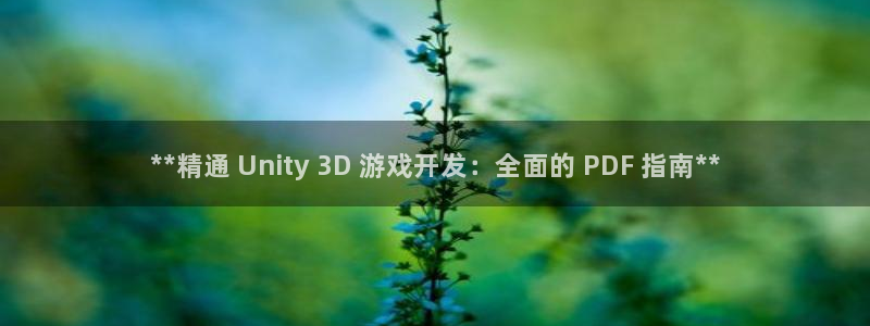 沐鸣平台代理：**精通 Unity 3D