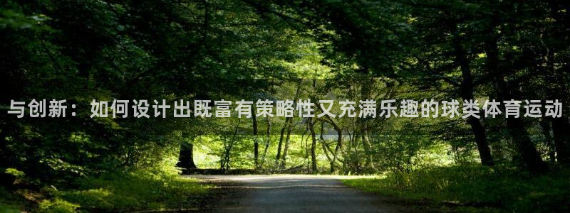 678体育官网下载：与创新：如何设计出既富有策略性又充满乐趣的球类体育运动